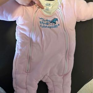 Merlin sleep sack - pink - size 3-6 months